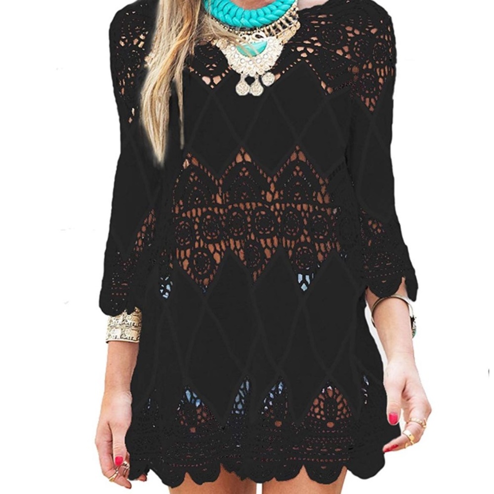 TWO crochet beach dresses!